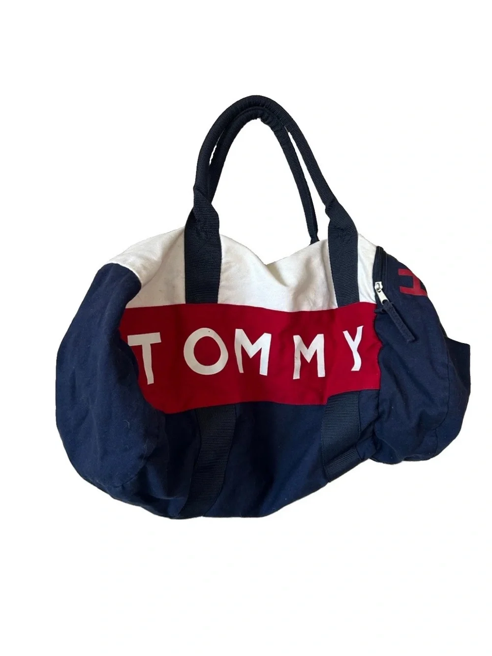 Tommy Hilfiger Bag 90s 00s Y2k Gym Work-out Sports Travel Carry-all Duffle